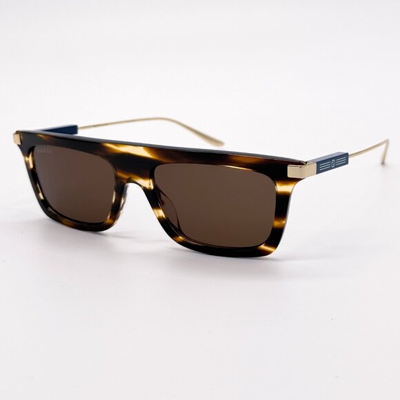 NEW AUTHENTIC GUCCI GG1437S 003 SQUARE MEN SUNGLASSES GUCCI - Picture 3 of 14